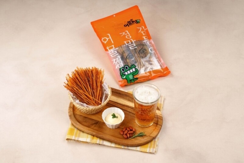건어물, 오다리, 니이들오징어, BBQ오징어스틱, 오징어스틱, 영화관오징어, 오다리망족, 오다리장족, 오징어, 오징어간식, 간식, 영화관간식, 맥주안주, 안주, 어물쩡, 주식회사모드니, 모드니, 어물쩡, 모드니어물쩡 